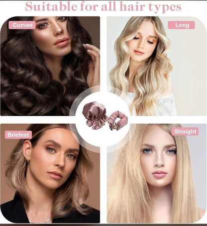 Collage of women with different hair types and hairstyles, suitable for all hair types.