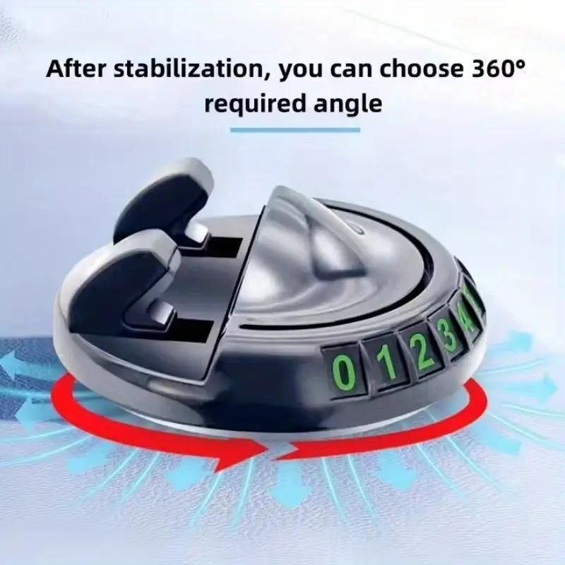 Rotatable device with digital display on a blue background